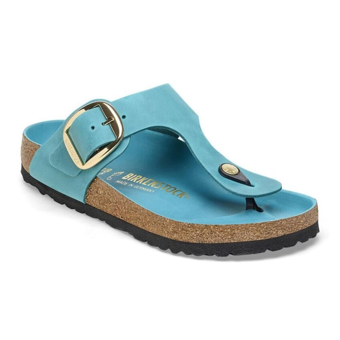 Gizeh Big Buckle Bicay Bay Oiled Leather Sandals