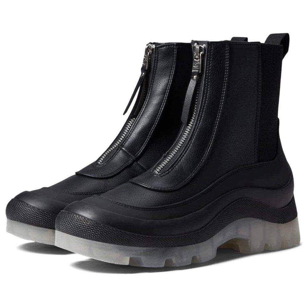 Bethanie Black Clear Zip Boots