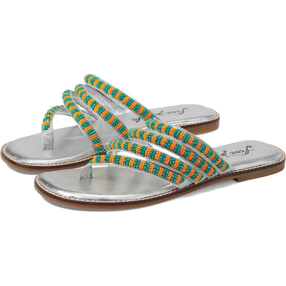 Free People Beatrice Platano Combo Beaded Flats