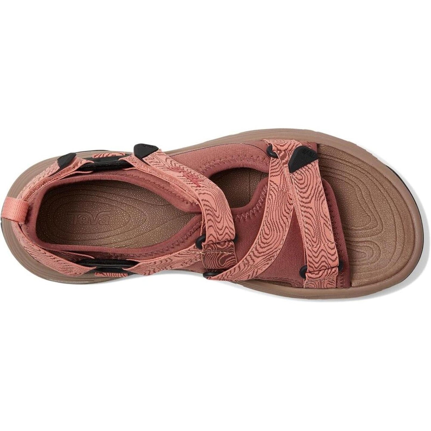 Grandview Max :Mahogany Blooming Dahlia Sandals