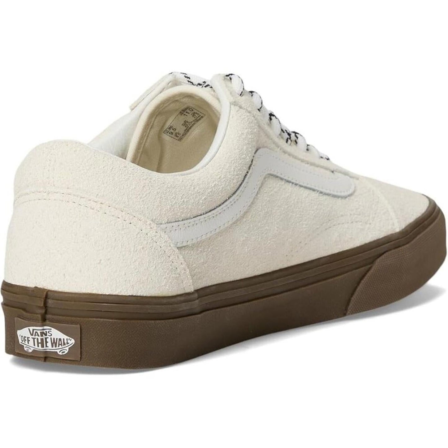 Old Skool Hairy Suede Marshmallow Lace Up Sneakers
