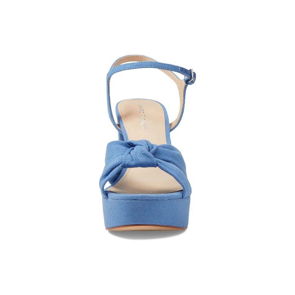 Deren Blue Heeled Sandals