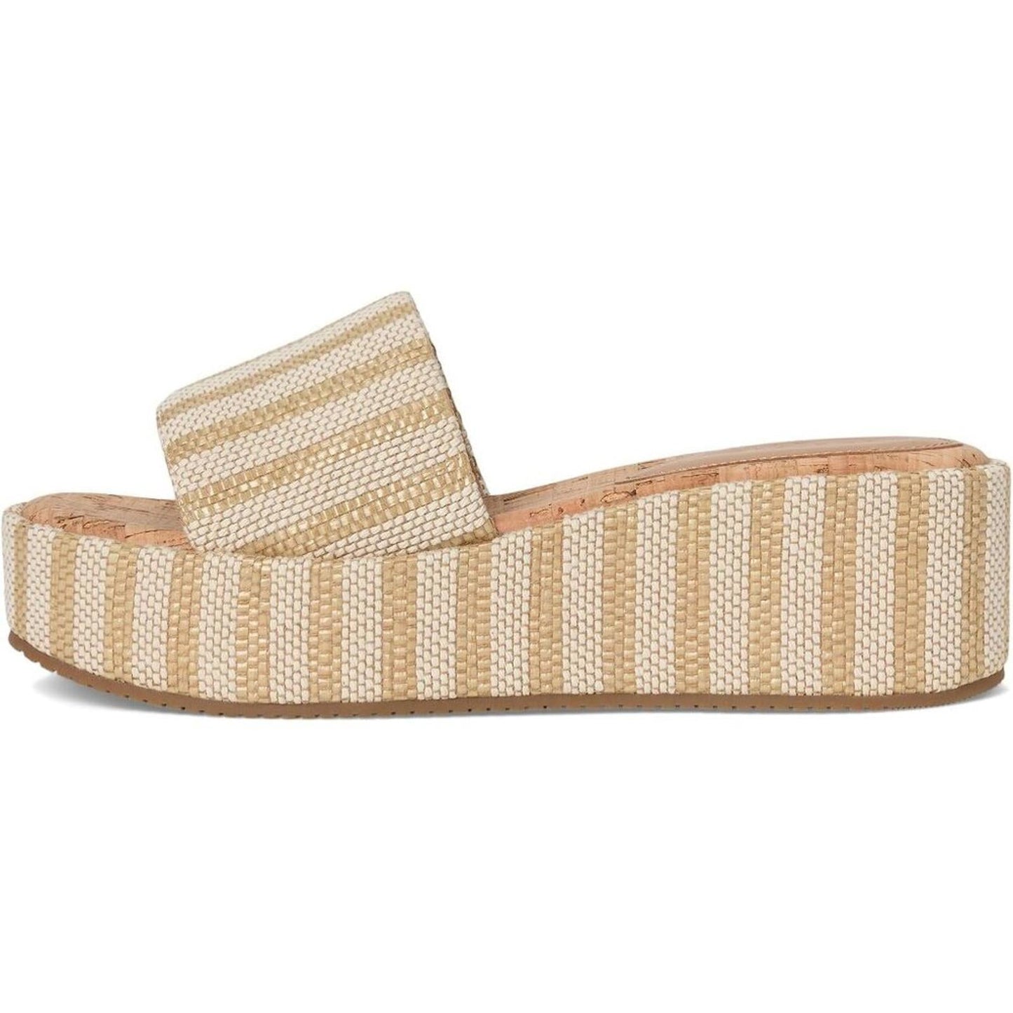 Daylin Natural Stripe Multi Wedge Sandals