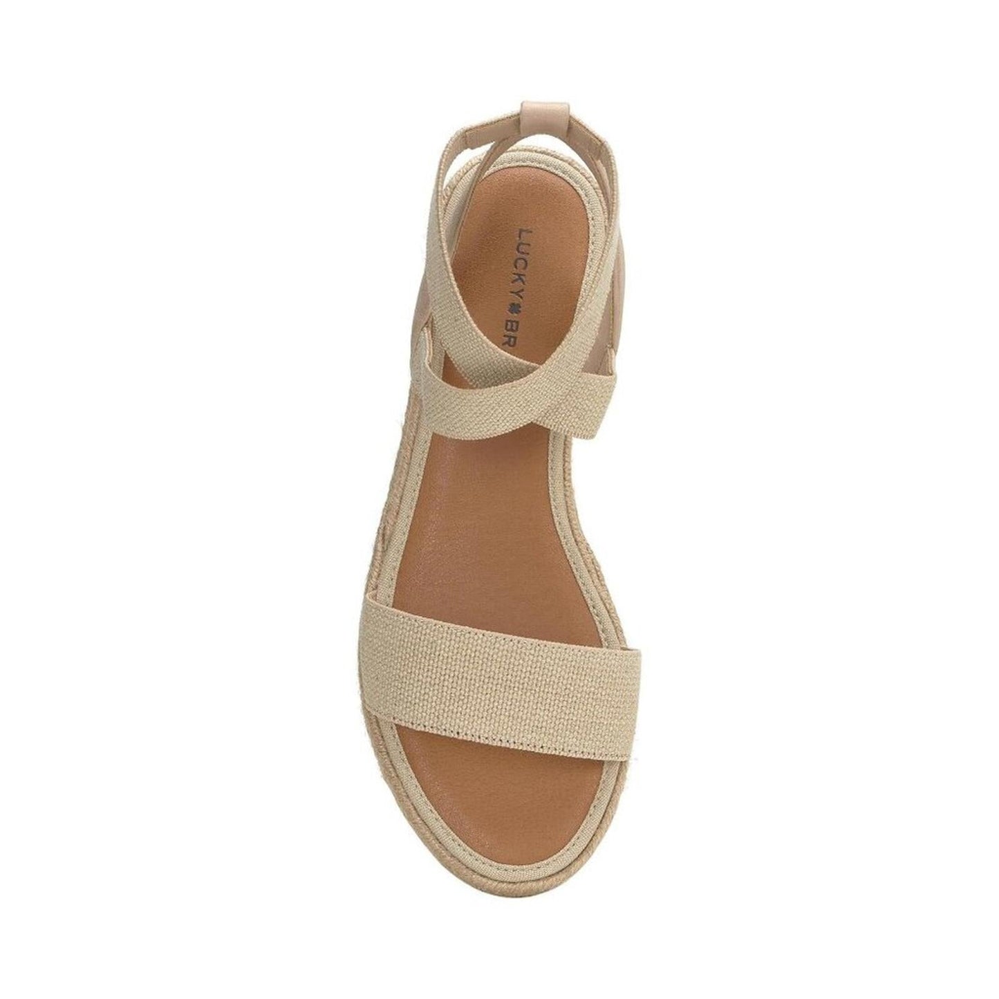 Thimba Natural Strappy Wedge Sandals
