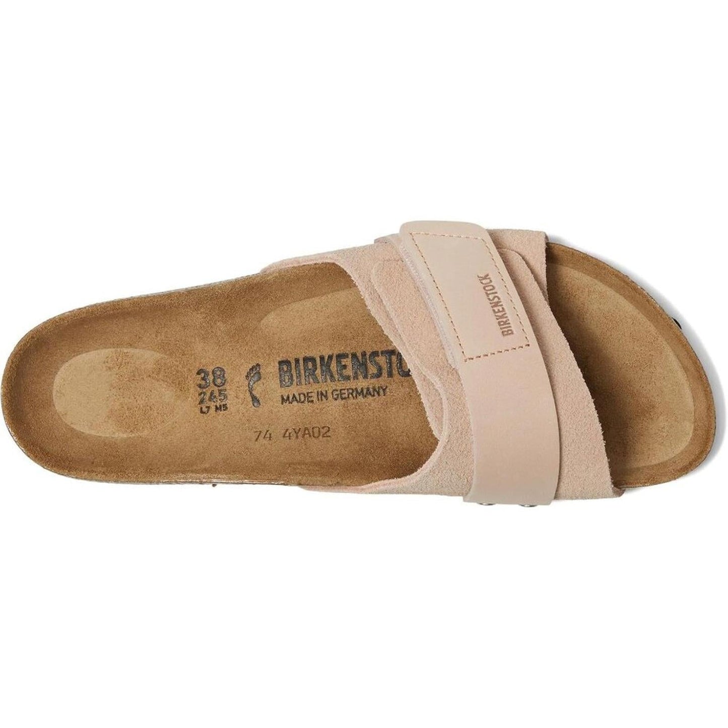 Oita Light Rose Suede Slide Sandals