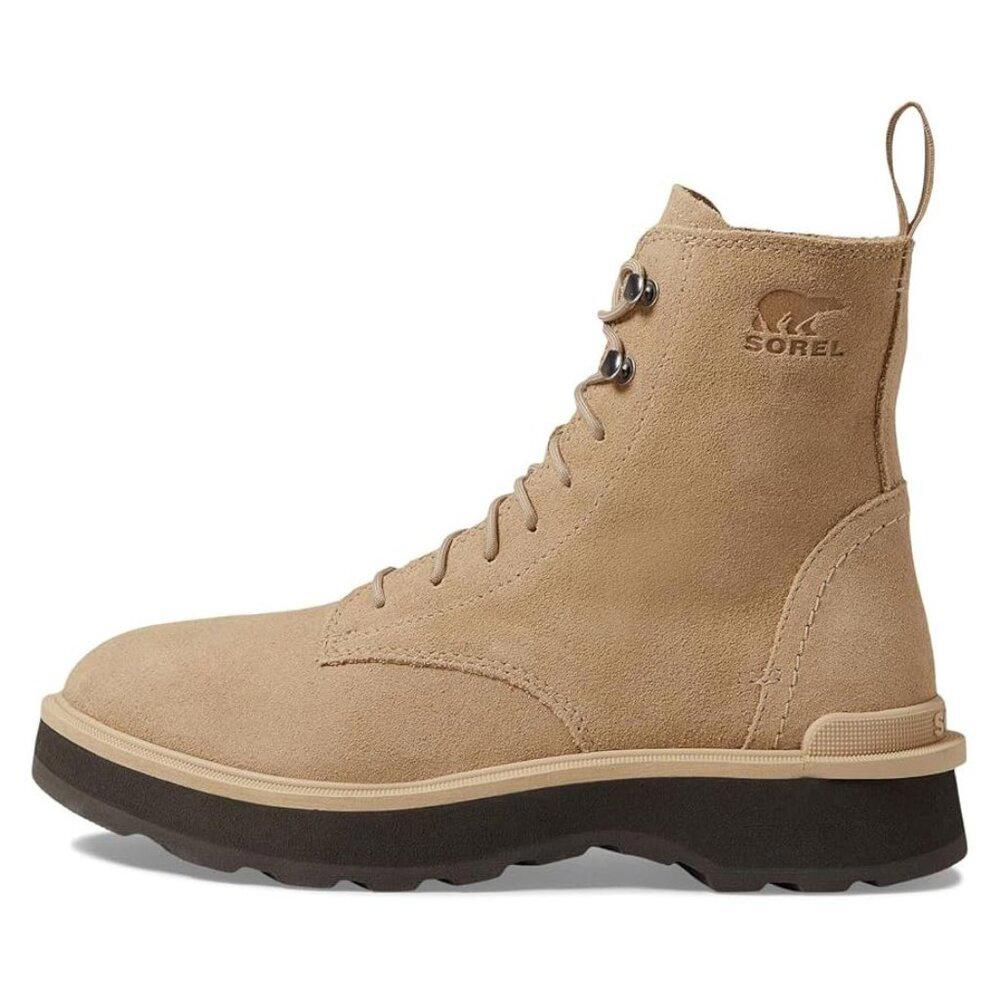 Hi Line Camel Buff Leather Lace Up Hiker Boot