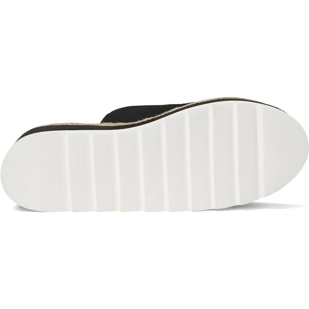Free People Sandals Santorini Black Leather Platform Slides