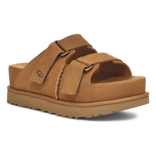 Goldenstar Chestnut Hi Slide Sandals