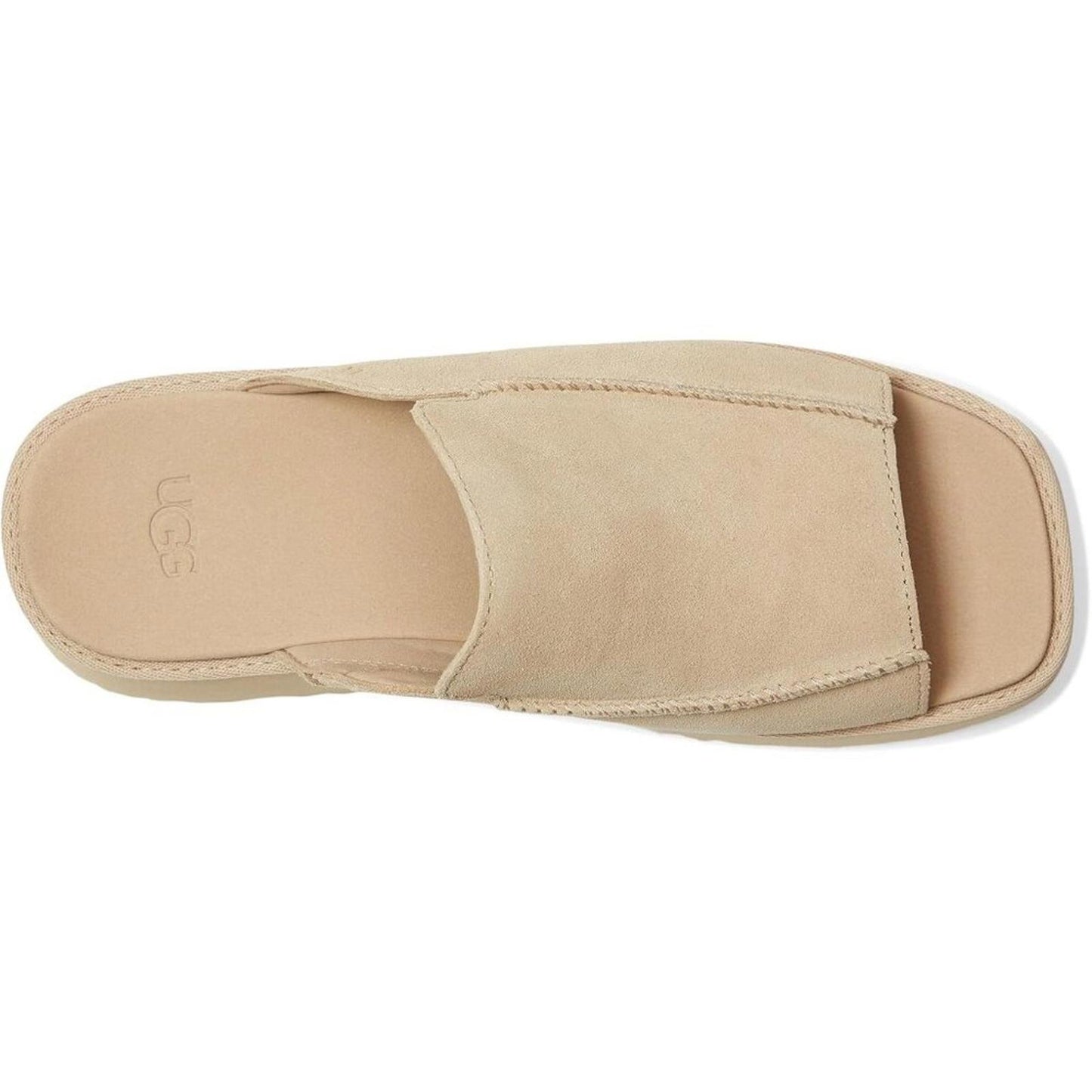 New Heights Mustard Seed Suede Slide Heeled Sandals