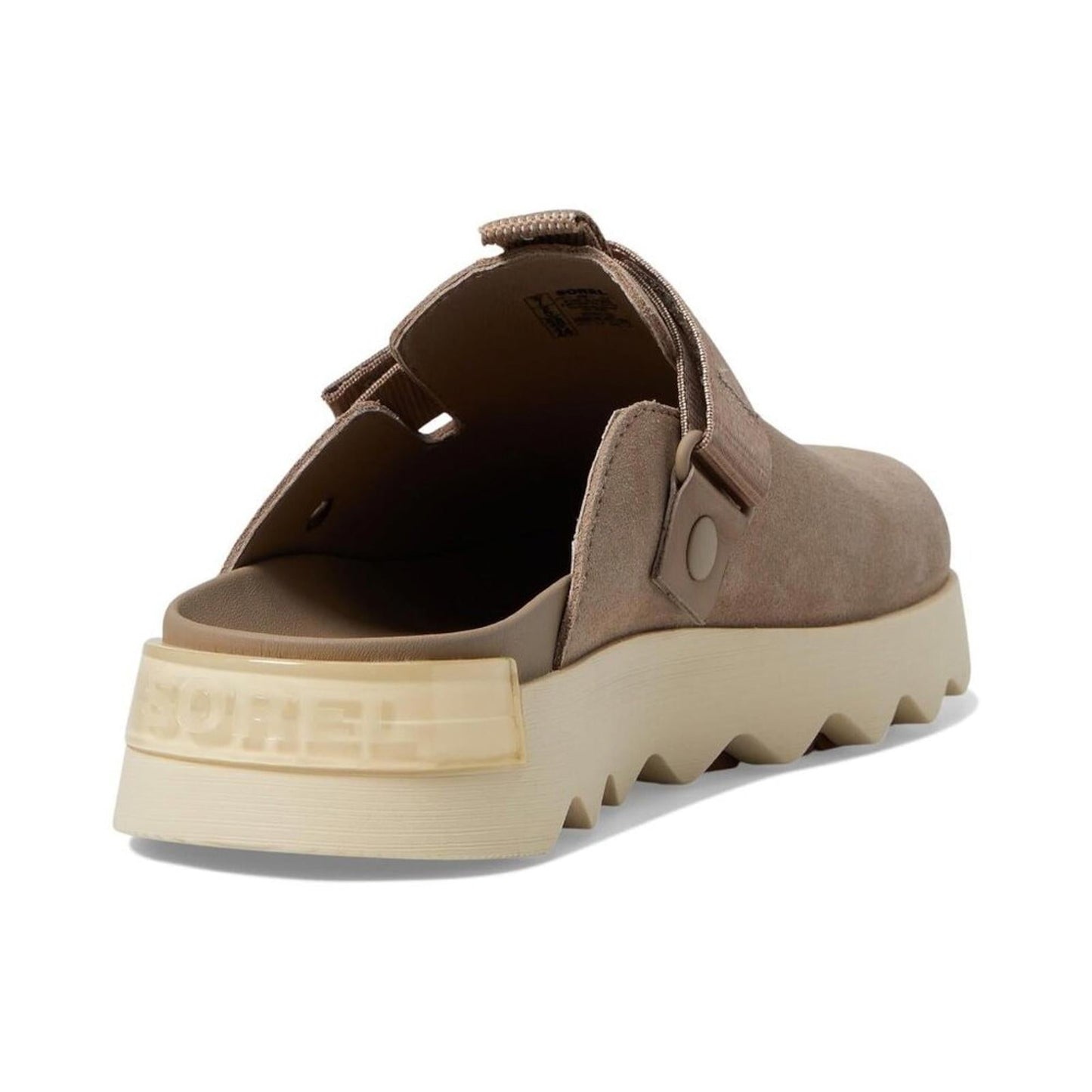 Viibe Omega Taupe Leather Clog