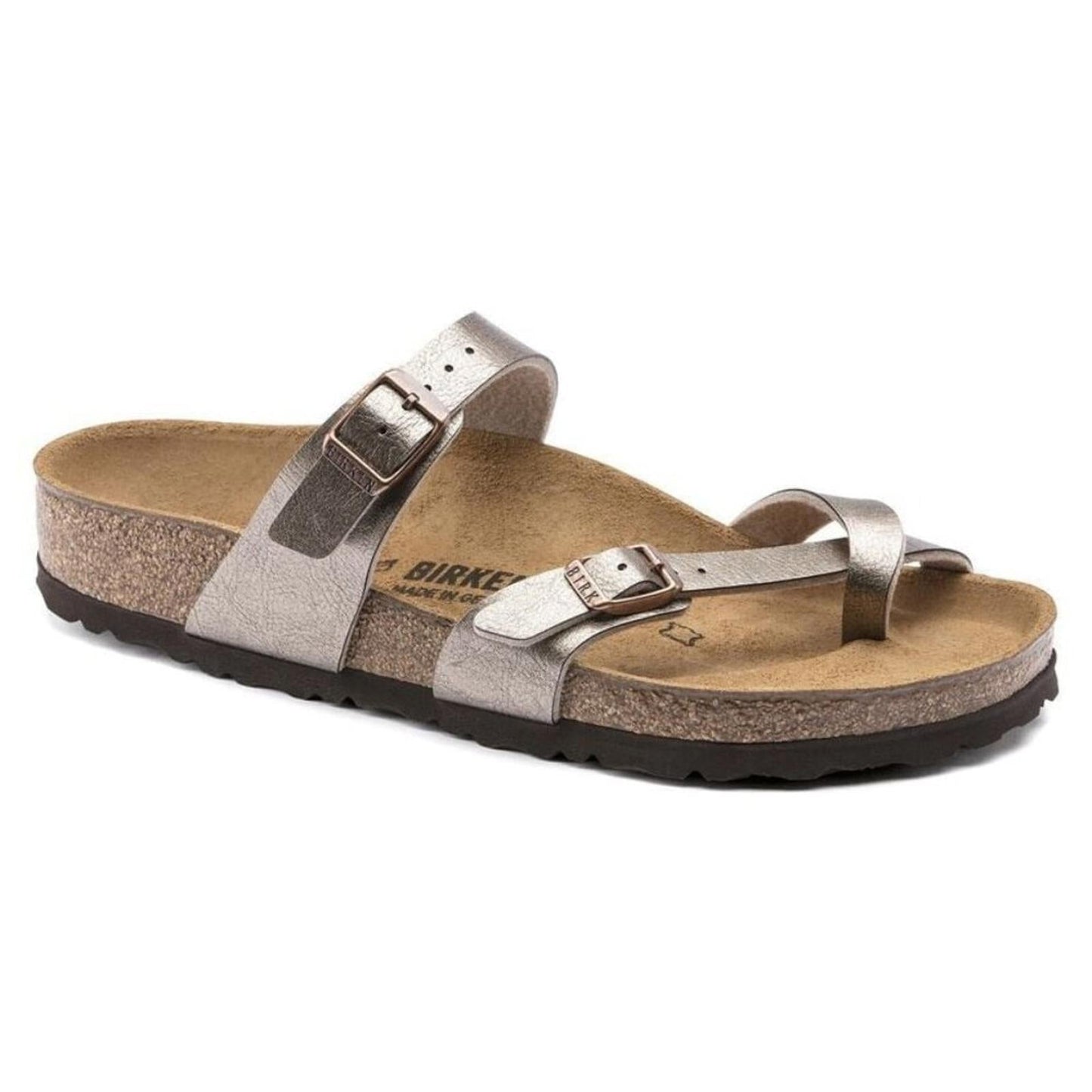 Mayari Graceful Taupe Birko Flor Sandals