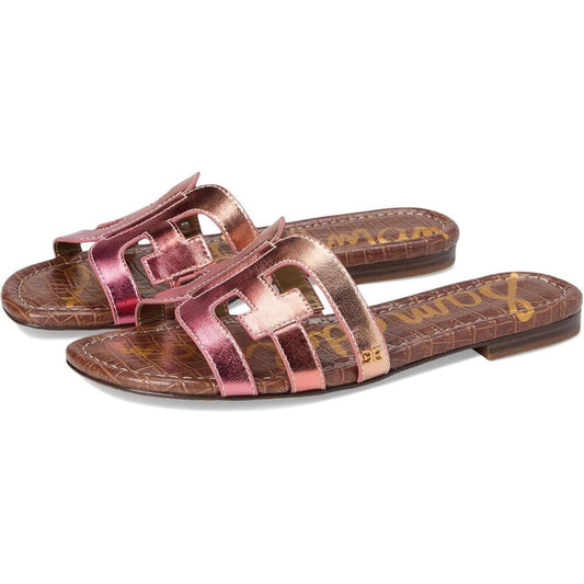 Bay Sunrise Multi Leather Flat Slide Sandals