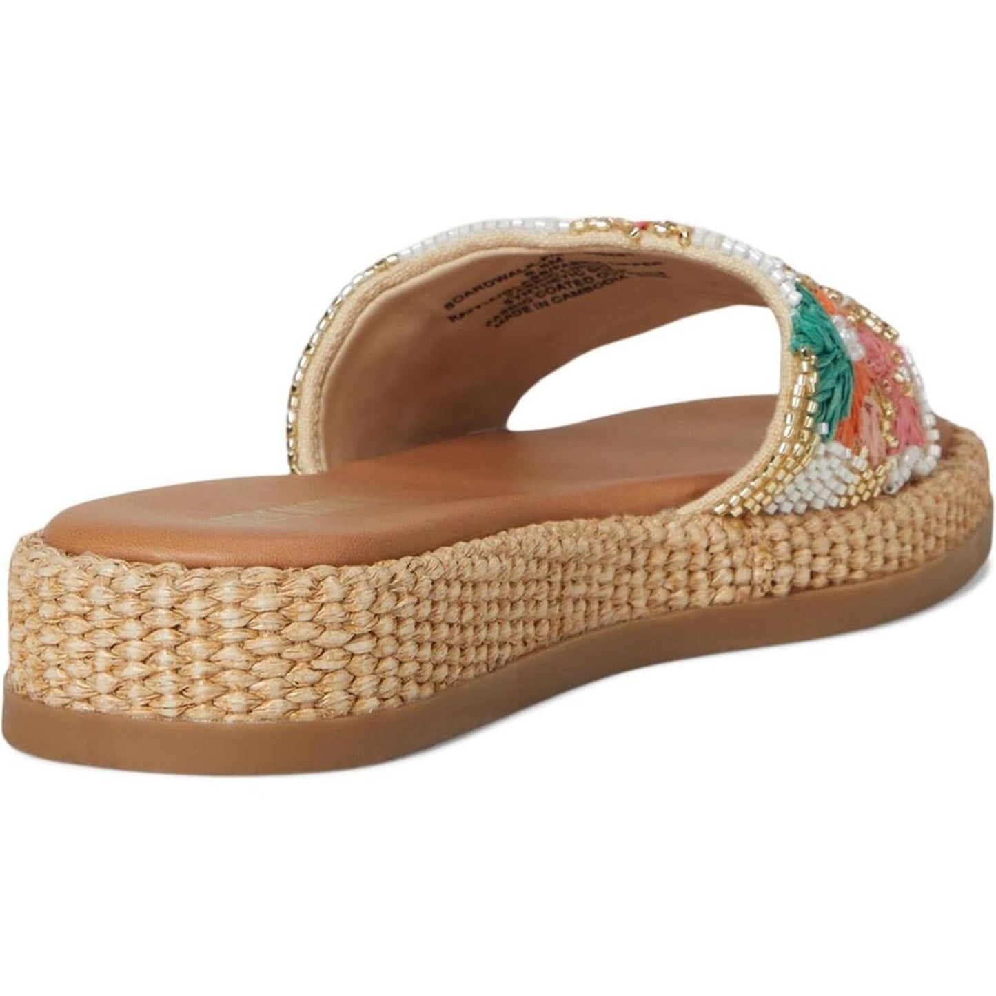 Steve Madden Shoes Boardwalk Floral Multi Slide Sandals