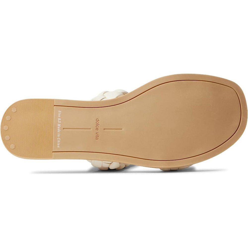 Glade Ivory Braided Flat Sandals