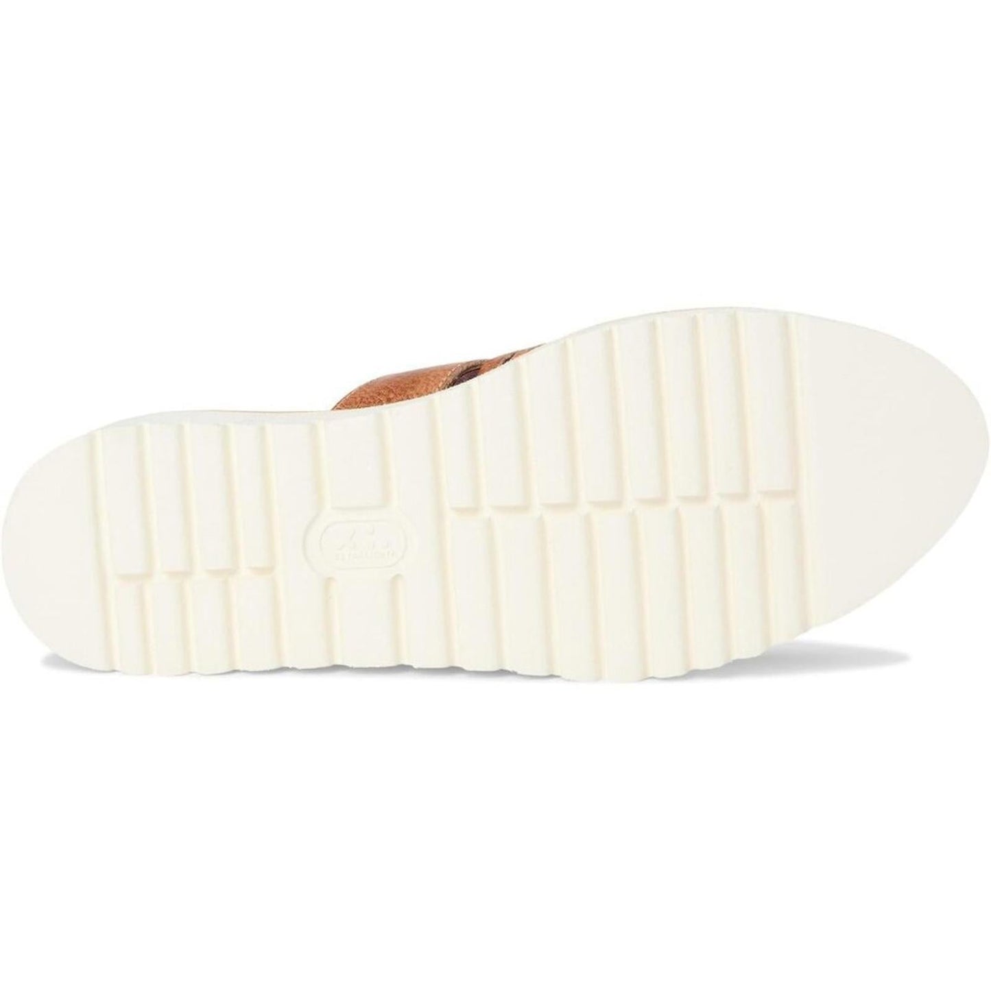 Linette Tan Rustic Woven Leather Platform Sandals