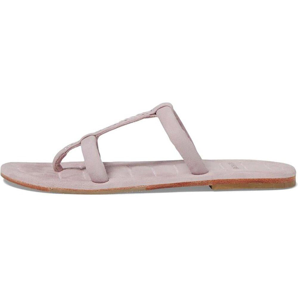 Hadden Pink Leather Quilted Flats