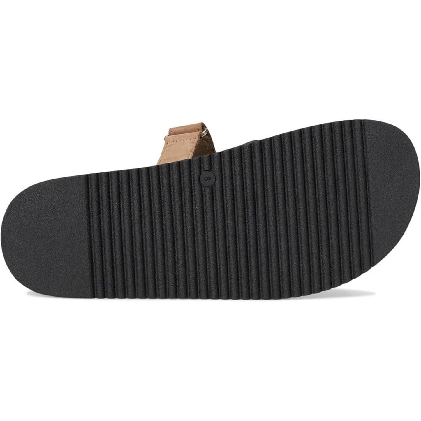 Steve Madden Shoes Mayven Tan Nubuck Slide Sandals