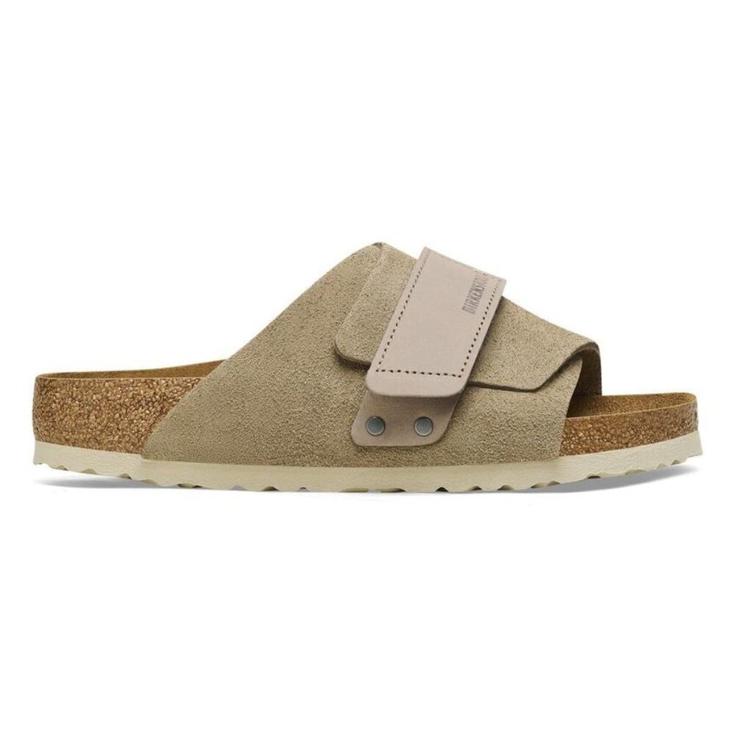 Kyoto Taupe Nubuck Suede Leather Sandals