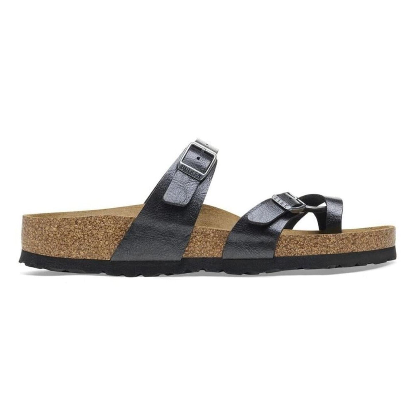 Mayari Graceful Licorice Birko Flor Sandals
