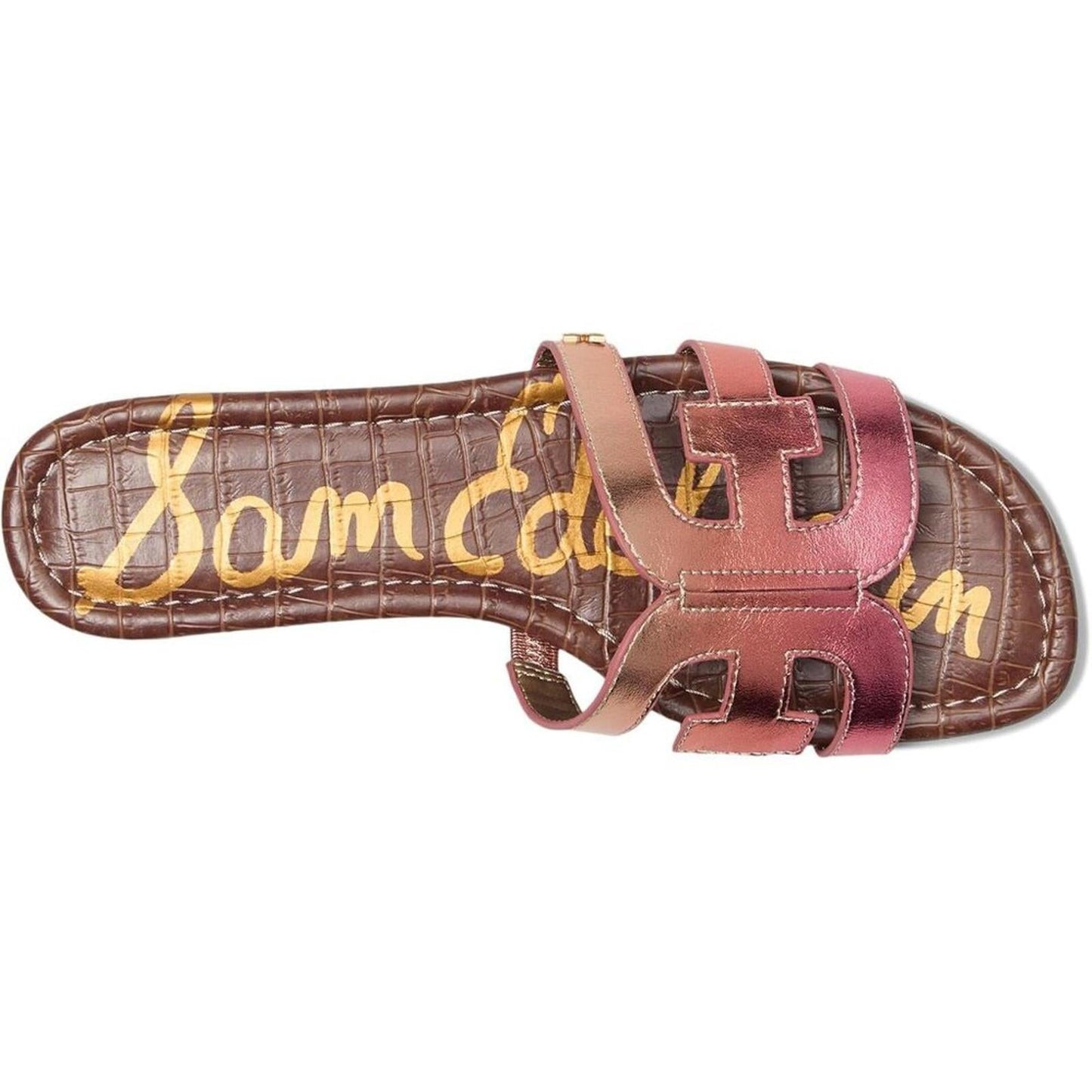 Bay Sunrise Multi Leather Flat Slide Sandals