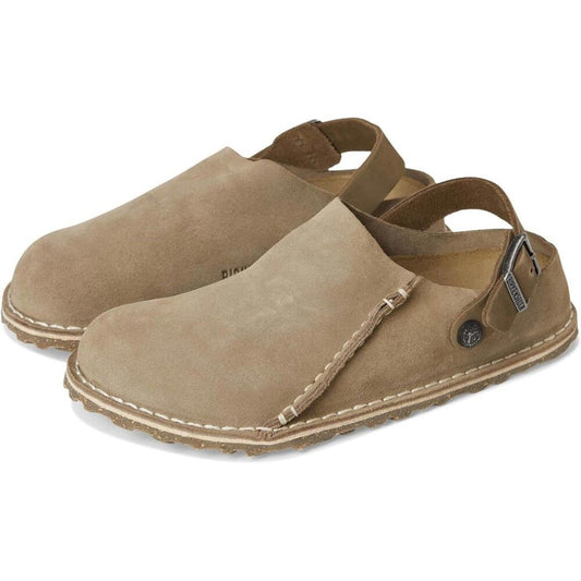 Lutry 365 Grey Taupe Suede Clogs