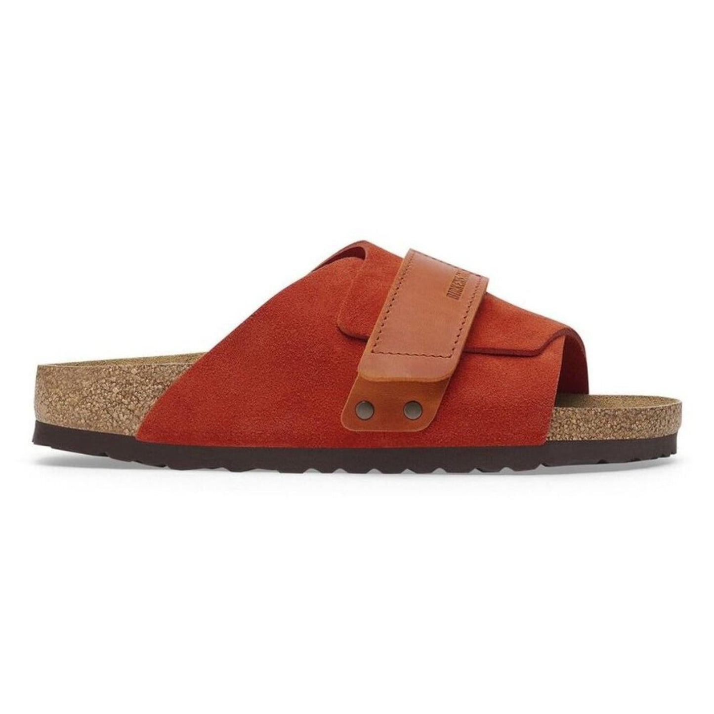 Kyoto Rust Brown Nubuck Suede Sandals