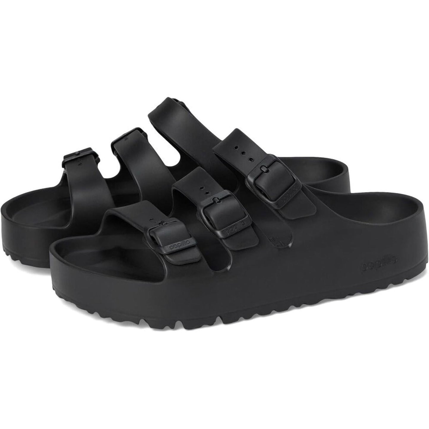 Papillio Florida Black Platform EVA Sandals