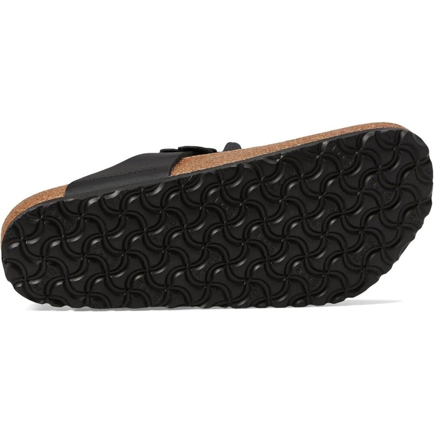 Gizeh Black Leather Flowers Sandals