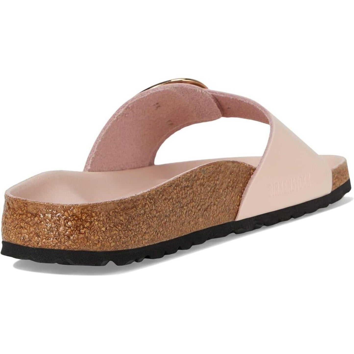 Madrid Light Rose Big Buckle Slide Sandals