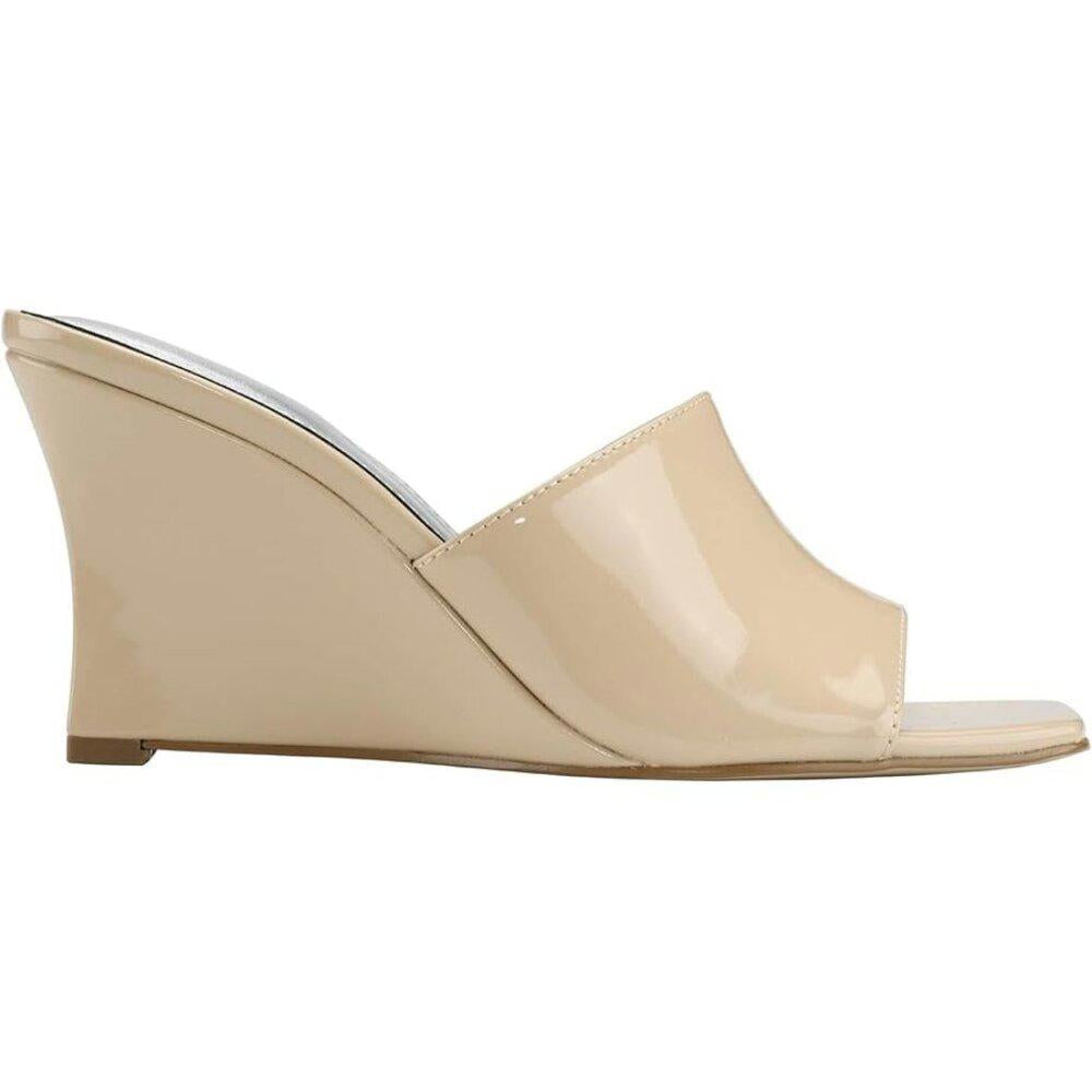 Rollo Latte Patent Wedge Heels