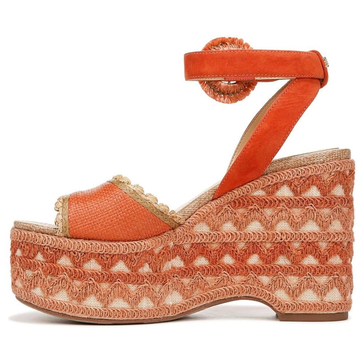 Amber Terra Orange Platform Sandals