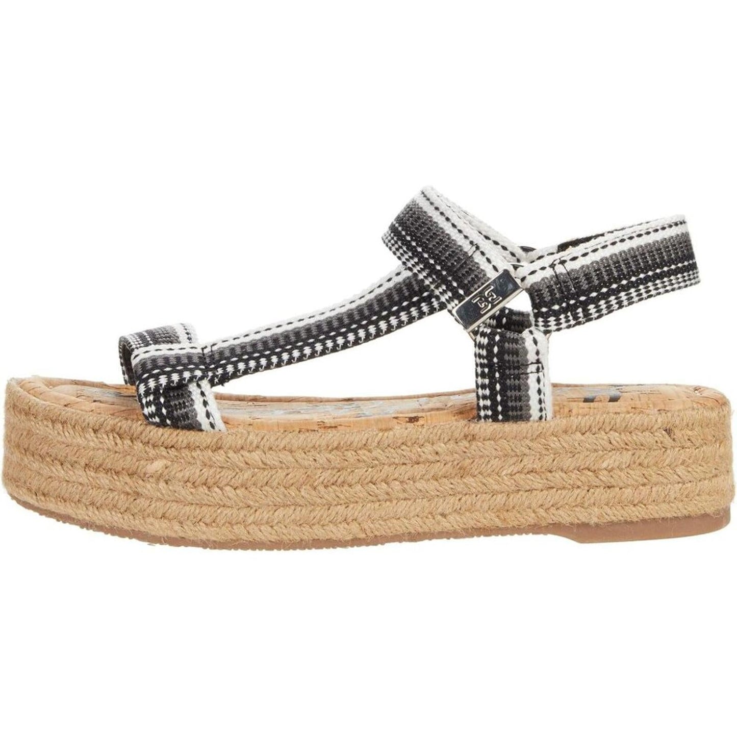 Artica Black Multi Woven Sandals