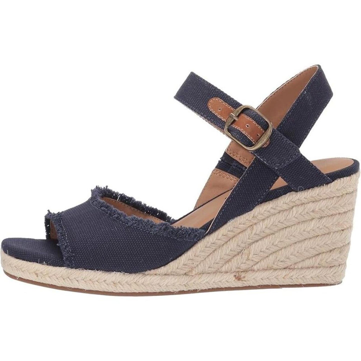 Mindra Indigo Espadirlle Wedge Sandals