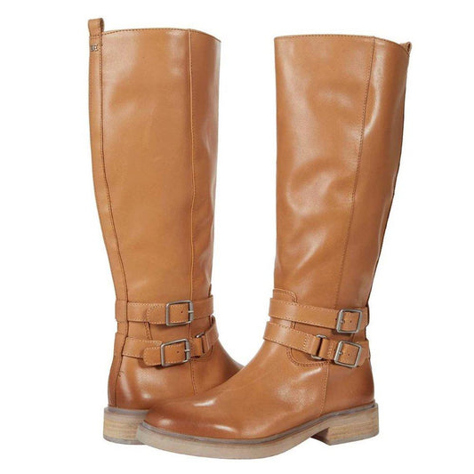 Freda Leather Knee High Boots