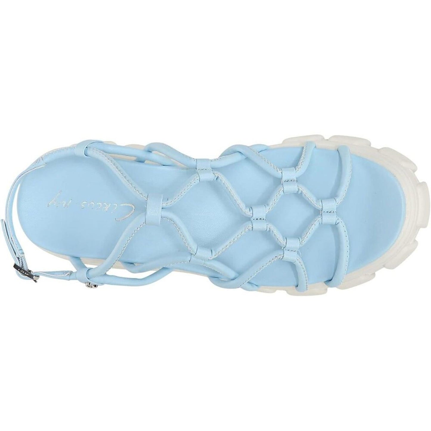 Greyson Poolside Blue Chunky Strappy Sandals