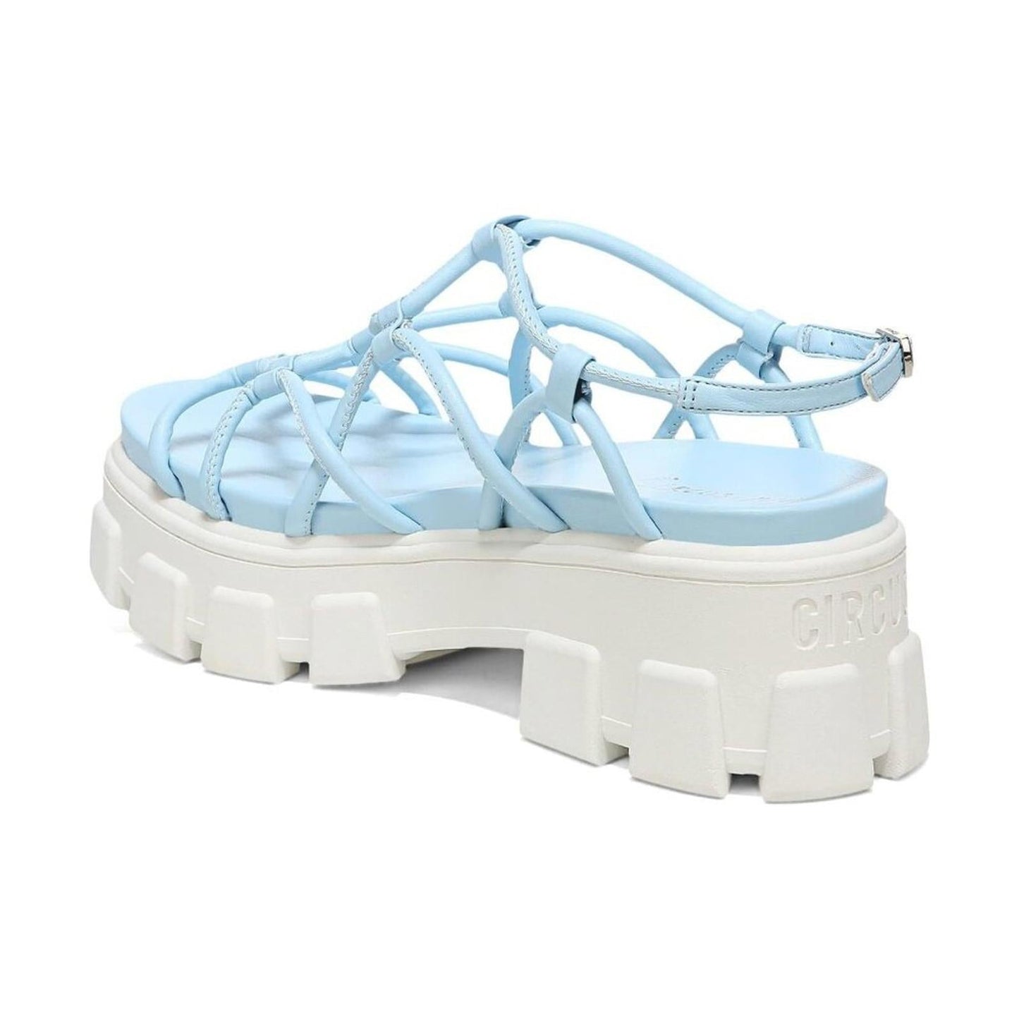 Greyson Poolside Blue Chunky Strappy Sandals