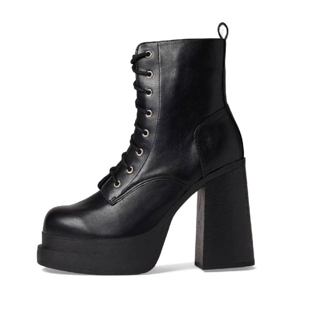 Persuade Lace Up Heeled Boots