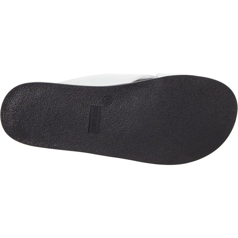 Adlee White Crisscross Slides