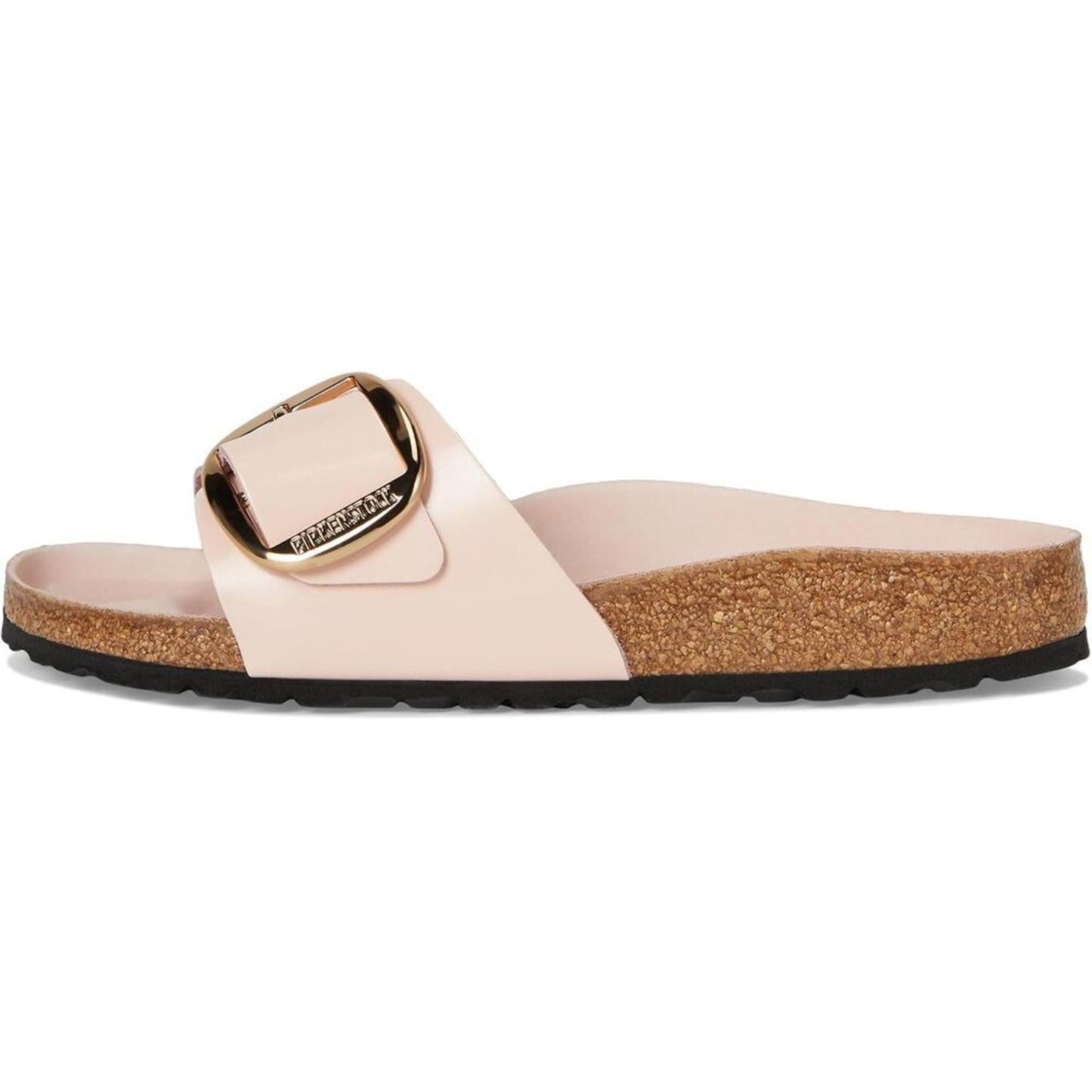 Madrid Light Rose Big Buckle Slide Sandals