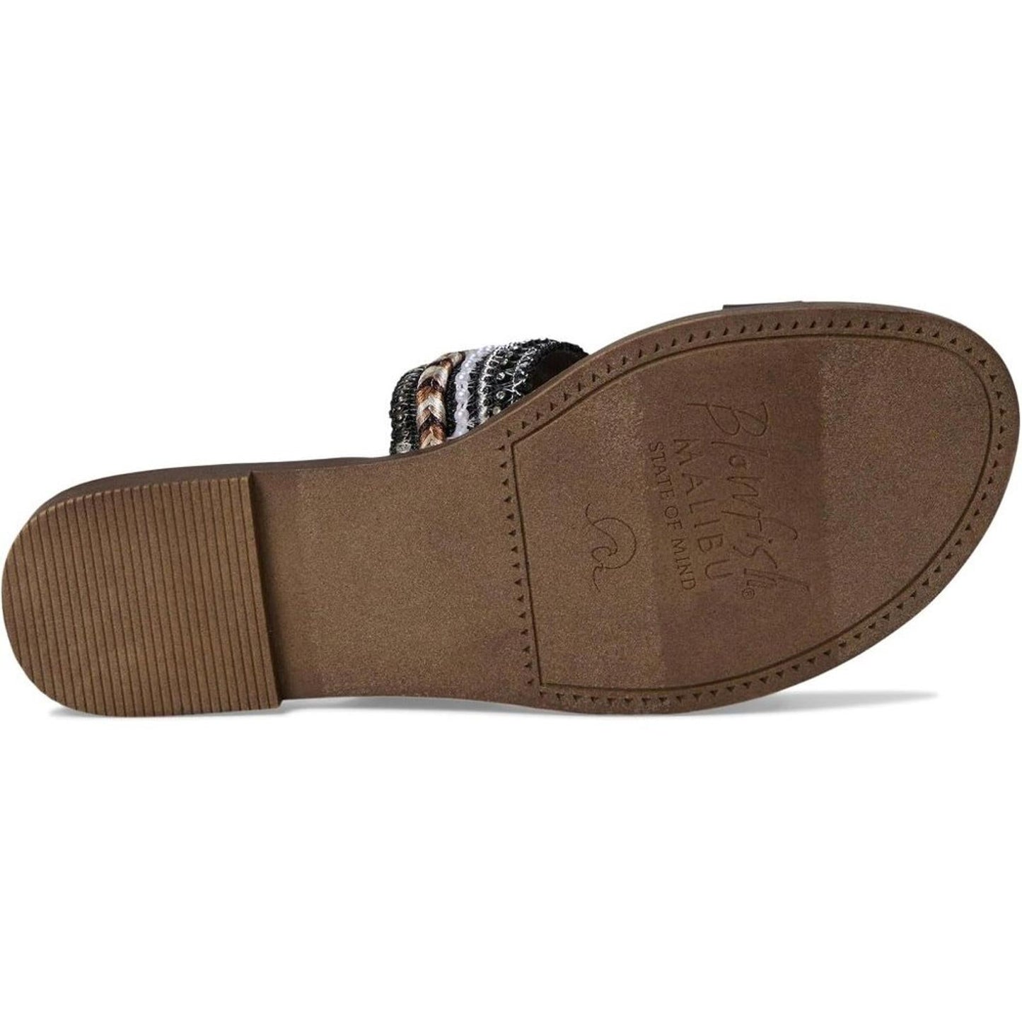 Curtis Black Fabrics Flad Slide Sandals