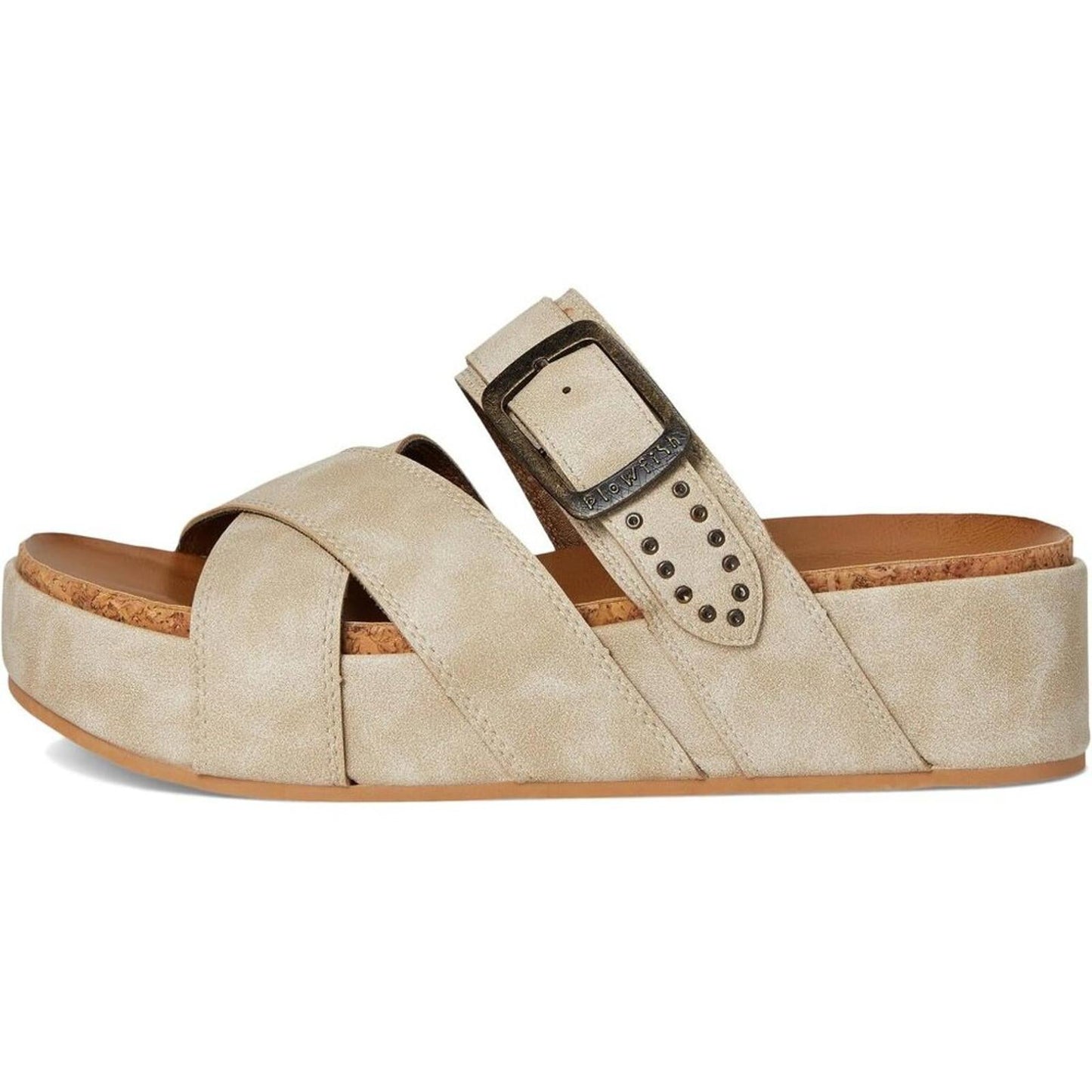 Iris Cloud Faux Leather Sandals