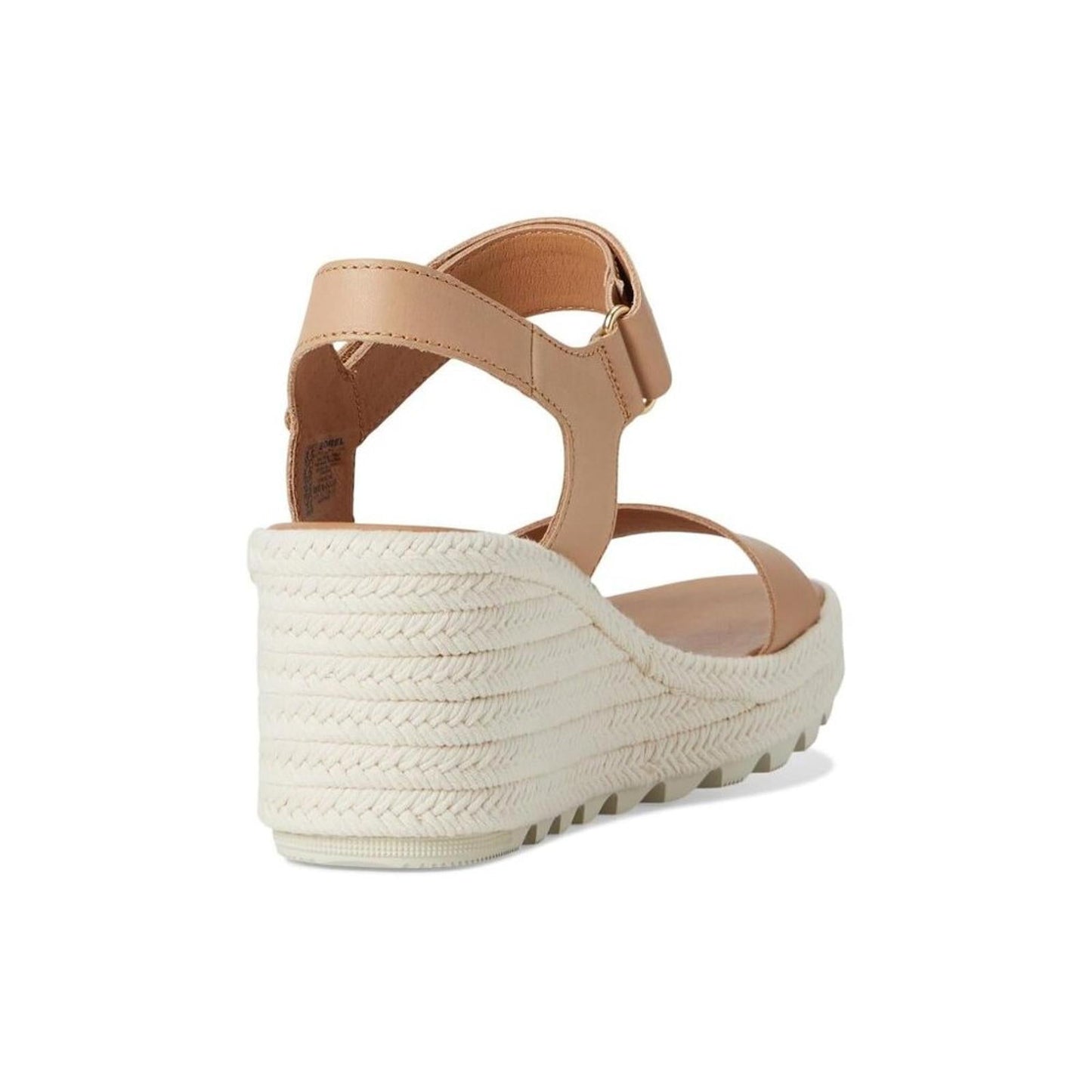 Cameron Honest Beige Leather Wedge Sandals