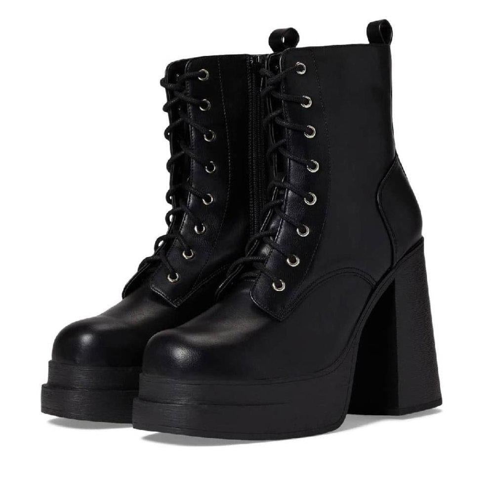 Persuade Lace Up Heeled Boots