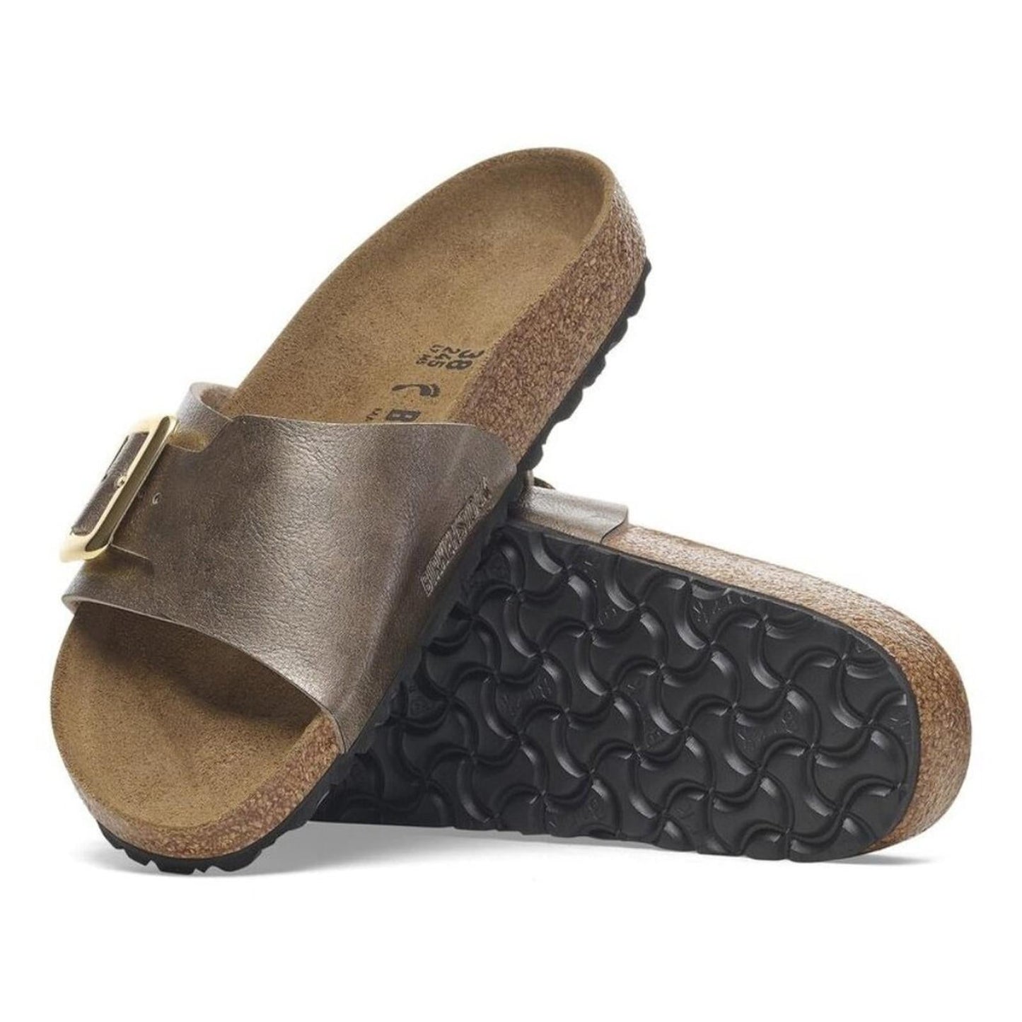 Catalina Catalina Luxe Buckle Luxe Taupe Birko Flor Sandals