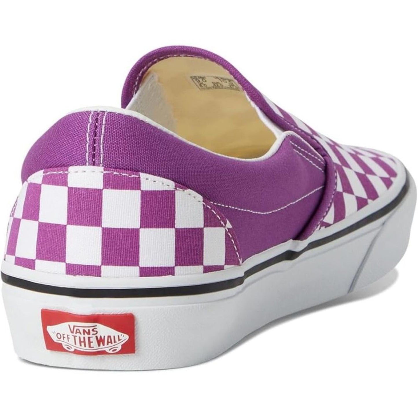 Classic Color Theory Checkerboard Willowherb Slip On Sneakers