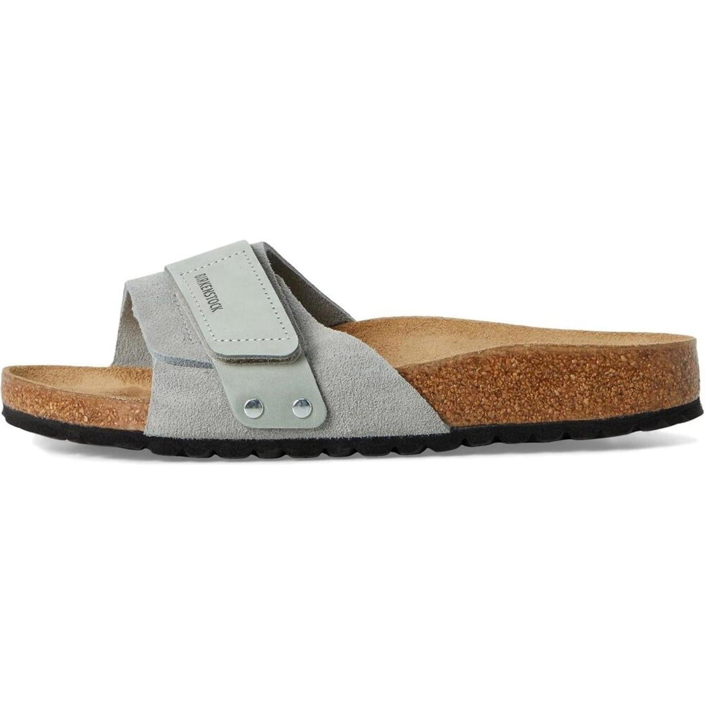 Oita Pure Sage Suede Slide Sandals