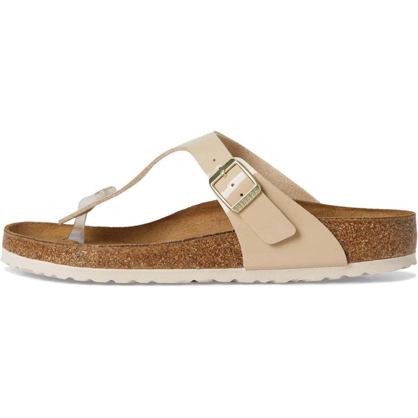 Gizeh Sand Patent Leather Sandals