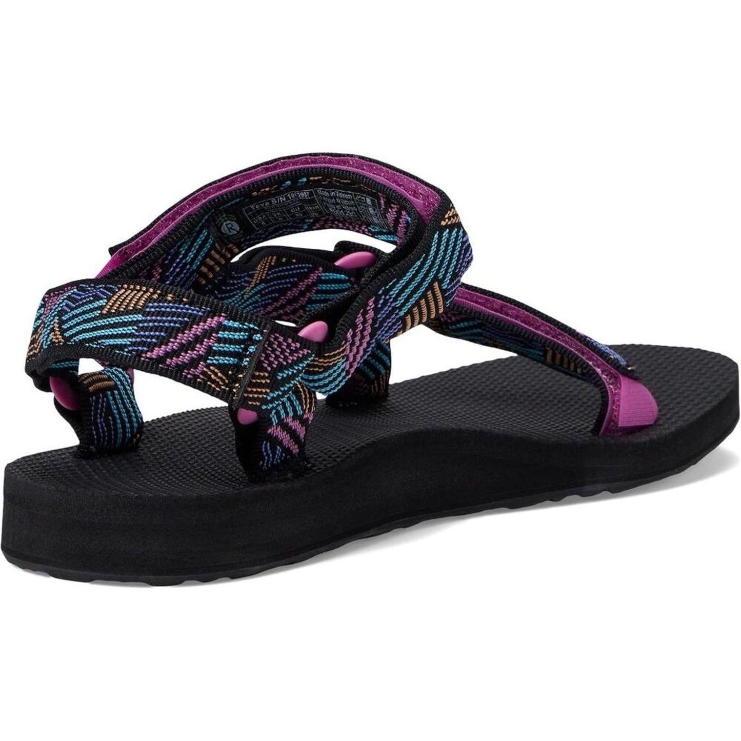 Original Universal Borderless Black Strap Sandals