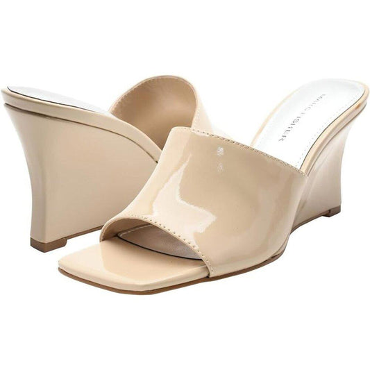 Rollo Latte Patent Wedge Heels