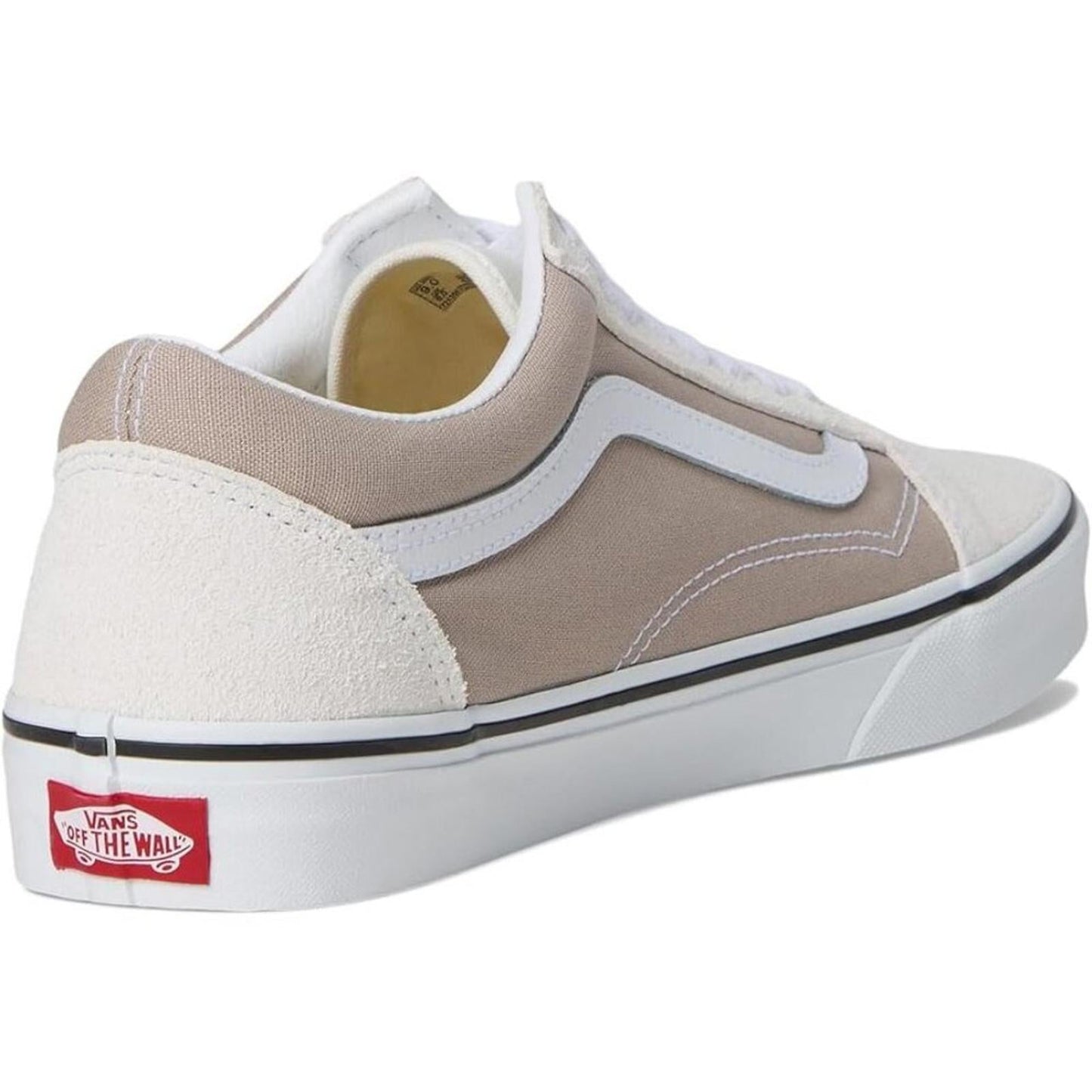 Old Skool 2 Tone Mushroom Lace Up Sneaker